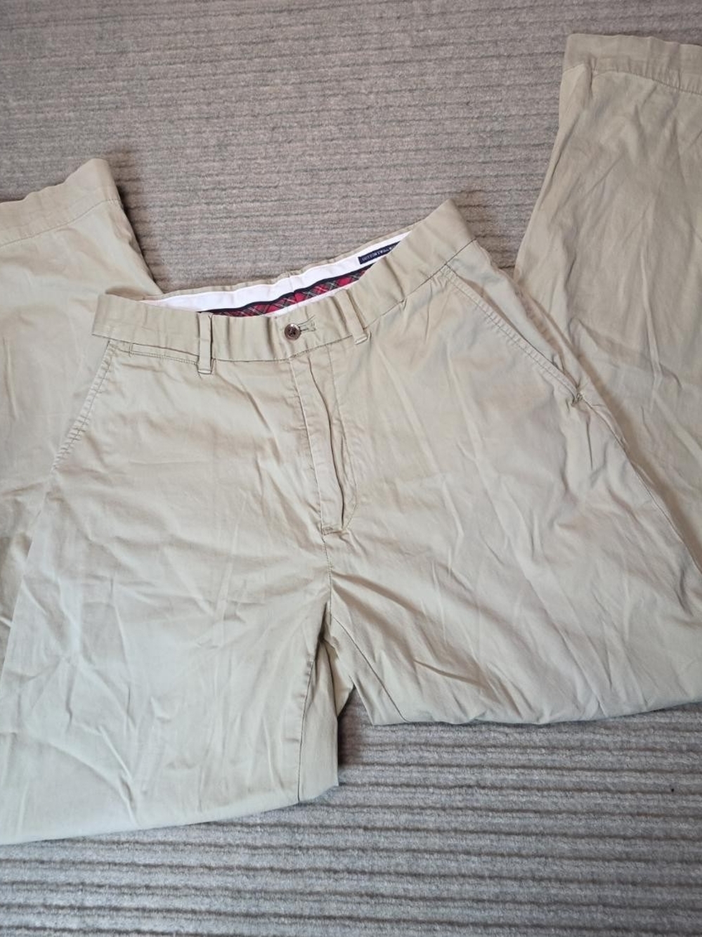 Vintage 90s Polo Ralph Lauren Golf Pants Mens 28x29 Khaki Pleated Chino USA Made